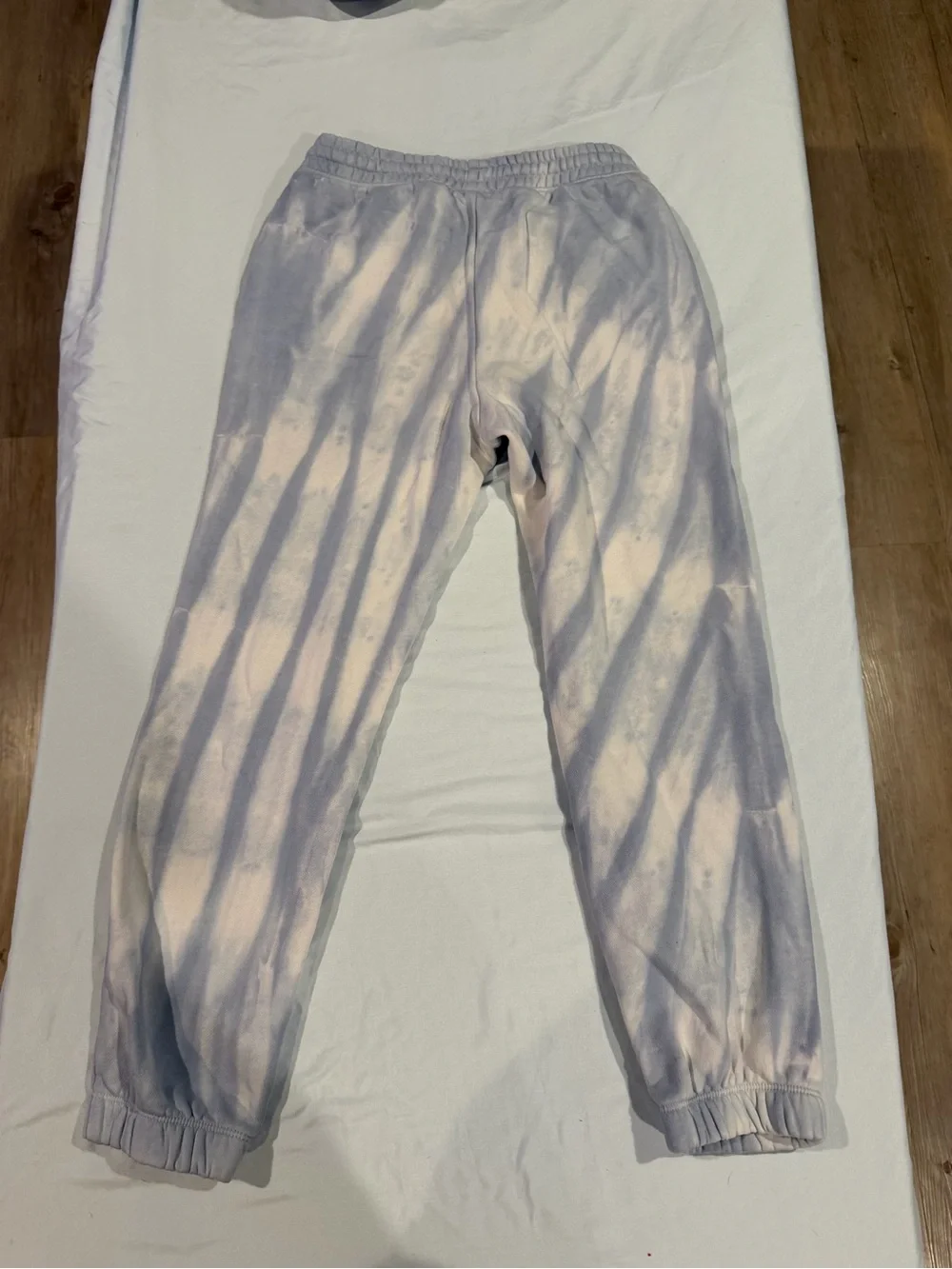 GAP Tie-Dye Joggers in Light Purple & Cream